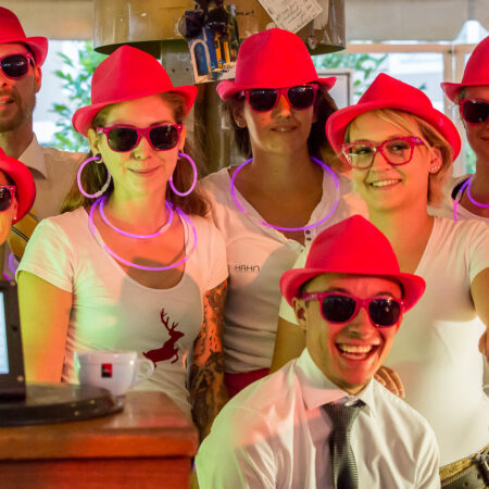 k.u.k. Schirm Crew, Gordons Pink Gin Party, 2018