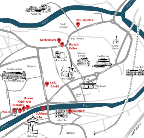 Culinary Hopping Stadtplan