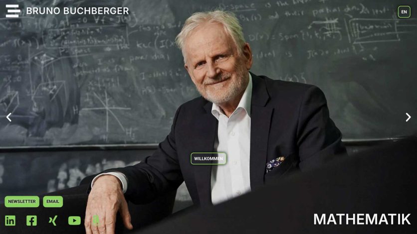 Bruno Buchberger Website Relaunch 2025